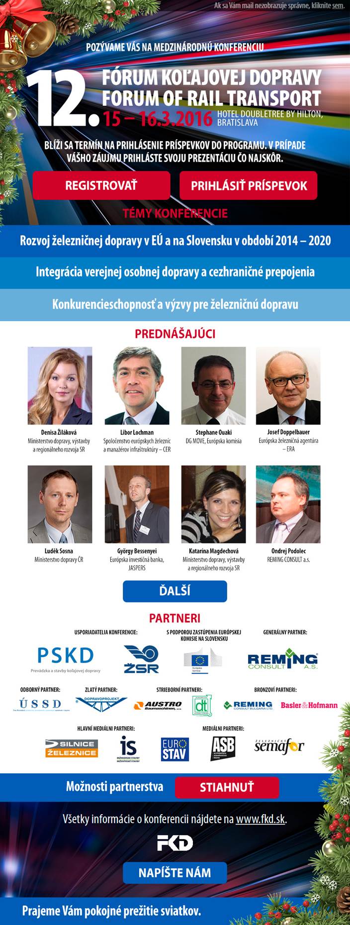 Fwd  12. FORUM KOLAJOVEJ DOPRAVY - NEWSLETTER 2